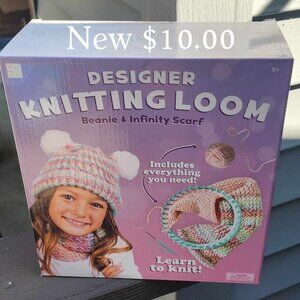 New! Designer Knitting Loom - Beanie and Infinity Scarf